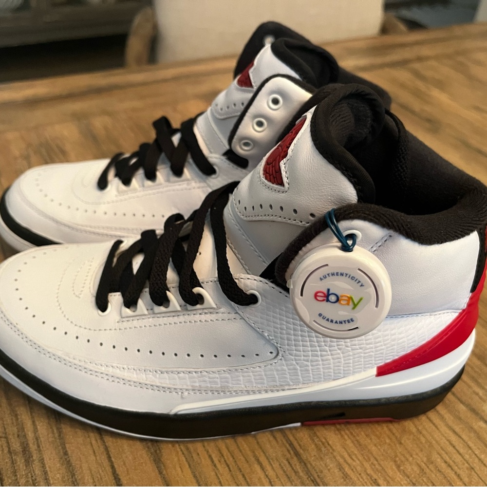 2022 Nike Air Jordan 2 Retro OG Chicago White/Varsity Red-Black DX2454 106